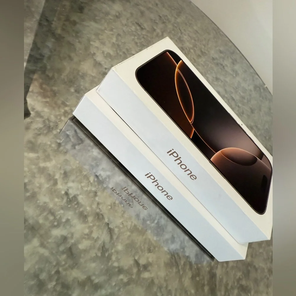 Boxes from Apple 16 Pro Max and 16 Pro iPhone - BOXES ONLY NO PHONE